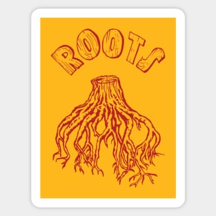 roots vintage Sticker